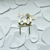 Happy 60th Birthday Luxe Acrylic Cake Toppers