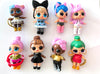 8pcs LOL Surprise Cake Figures Cake Toppers Decoration
