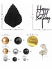 Set Gold Black Round Balls Gold Leaves Cake Toppers Cake Decorations