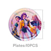 Small Huntrix Demon Hunters Kpop Paper Plates