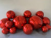 Red Mirror Balls