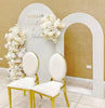 Gold & White Chair
