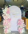 Pink, White & Peach Faux Florals