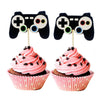 24pcs Game Paper Cupcake Cake Toppers