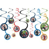 Marvel Avengers Party Swrils Decorations