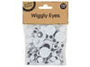 150 Pack Assorted DIY Craft Wiggly Eyes 10mm,12mm,24mm