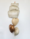 Chocolate Heart Shape 45cm Foil Balloon