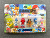 Sonic Small Cake Figures Cake Topper 6pk
