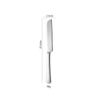 2pcs Silver Stainless Steel Wedding Cake Knife and Server Set