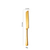 2pcs Gold Stainless Steel Wedding Cake Knife and Server Set
