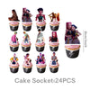 Huntrix Demon Hunters Kpop Paper Cupcake Topper Cake Decoration