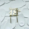 Happy 18th Birthday Luxe Acrylic Cake Toppers