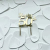 Happy 50th Birthday Luxe Acrylic Cake Toppers