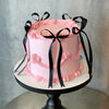 10pcs Ribbon Black Bow Cake Toppers Decoration
