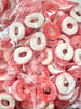 1kg Strawberry Rings Gummies Gluten Free - Lolliland