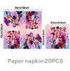 Huntrix Demon Hunters Kpop Paper Napkins