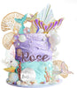 Mermaid Tail Round Balls Cake Toppers Cake Decorations