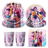 Large Huntrix Demon Hunters Kpop Paper Plates 10pk