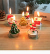 Christmas tree Tealight Candles Pack of 3