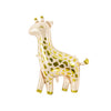 Matte Giraffe with Gold Spots Jungle Animal Jumbo  Foil Balloon