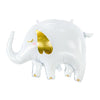 White Elephant With Gold Jungle Animal Jumbo Foil Balloon