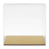 5cm Clear Gift Box With Gold Base 5pk -  Iconic Cake Art