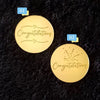 5cm Congratulations Round Cupcake Topper