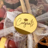 5cm Congrats With Graduation Cap Round Cupcake Topper