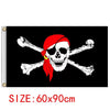Pirate Flag Halloween Skeleton Flag 60x90cm Banner