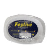 210mm x 300mm Festive Premium White Plastic Oval Plate 50pk