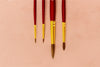 Premium Paint Brush Set - Round 2 4 6 Mop 12 4 Pony Hairbrushes