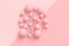 20pk Baby Pink Ball Toppers