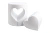 6''X6'' Inch Heart Cut Out Round W Foam  – Iconic Cake Art
