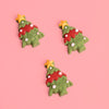 8pcs Christmas Tree Christmas Edible Cake Icing Cupcake Topper Decorations