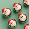 8pcs Santa Christmas Edible Cake Icing Cupcake Topper Decorations