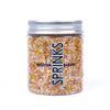 LULLABY GLITZ Gold White Pink Edible Cake  SPRINKLES  - BY SPRINKS 80g