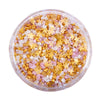 LULLABY GLITZ Gold White Pink Edible Cake  SPRINKLES  - BY SPRINKS 80g