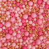 Pink Velvet Crunch Edible Cake Food Sprinkles  - BY SPRINKS 70g