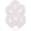 Sempertex 21st Jewel Crystal Clear Balloon