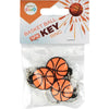 Basketball Keyring 3PK