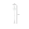 40Pk Clear Plastic Dessert Cocktail Mini Spoons