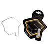 Graduation Cap Hat Metal Stainless Steel Cookie Cutter - Coo Kie