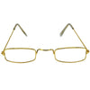 Gold Santa Claus Glasses