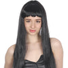 Black Long Wig With Fringe