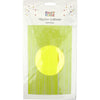 Neon Yellow Foil Door Curtain Backdrop 1M Wide X 2M Long