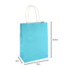 4PK 20.8cm Blue Paper Gift Bags