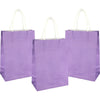 4PK 20.8cm Purple Paper Gift Bags