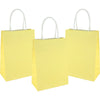 4PK 20.8cm Yellow Paper Gift Bags