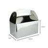 6pcs Metallic Silver Treat / Lolly Return Gift Box With Handle