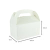 6pcs White Treat / Lolly Return Gift Box With Handle